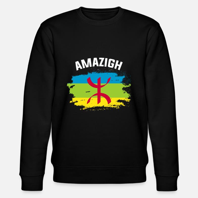 Amazigh - Stanley/Stella Unisex Bio-Sweatshirt CHANGER  - Schwarz