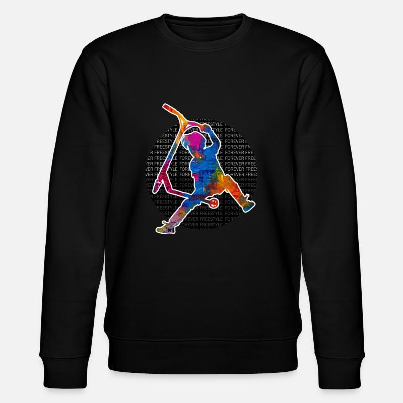 Freestyle-Roller - Stanley/Stella Unisex Bio-Sweatshirt CHANGER  - Schwarz