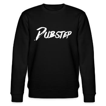 DUBSTEP - Stanley/Stella Unisex Bio-Sweatshirt CHANGER  - Schwarz - Vorne - Nik (191cm) & Marisol (170cm)