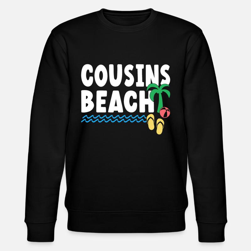 Plage de Cousins - Sweat bio CHANGER Stanley/Stella Unisexe - noir
