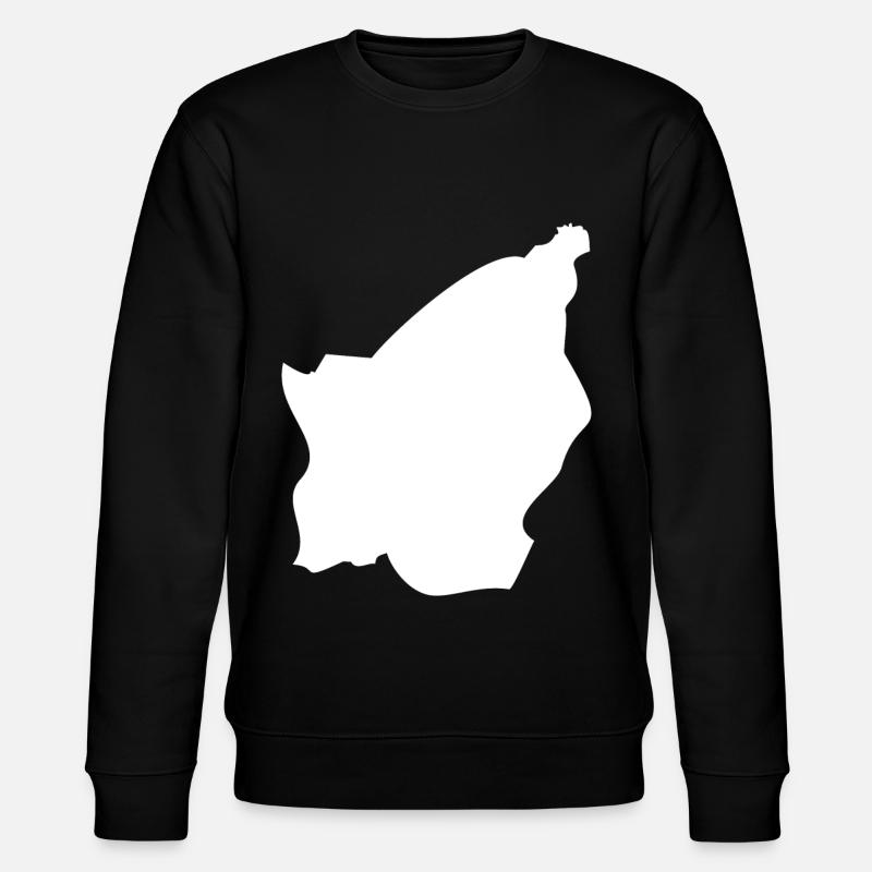 San Marino map flag - Stanley/Stella CHANGER Unisex Organic Sweatshirt - black