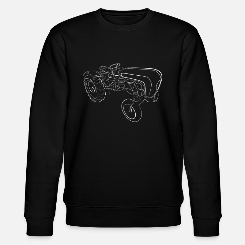 Tractor Oldtimer - Stanley/Stella CHANGER Unisex Organic Sweatshirt - black