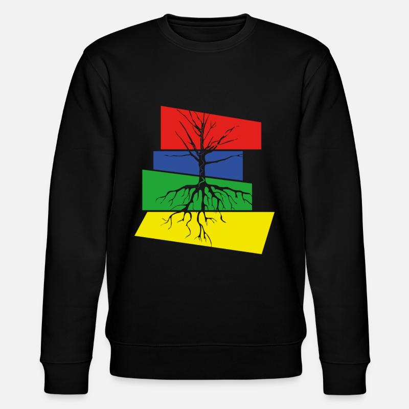 Tree - Stanley/Stella CHANGER Unisex Organic Sweatshirt - black