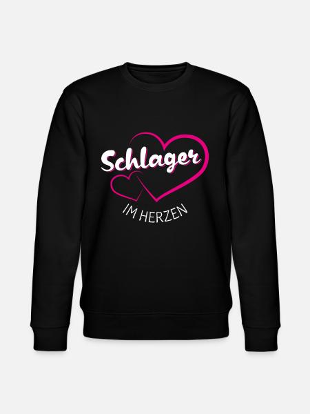Schlager in the heart - Stanley/Stella CHANGER Unisex Organic Sweatshirt - black