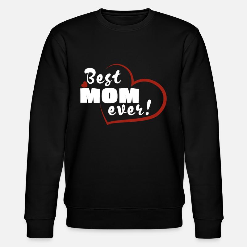 Best Mom - Stanley/Stella CHANGER Unisex Organic Sweatshirt - black