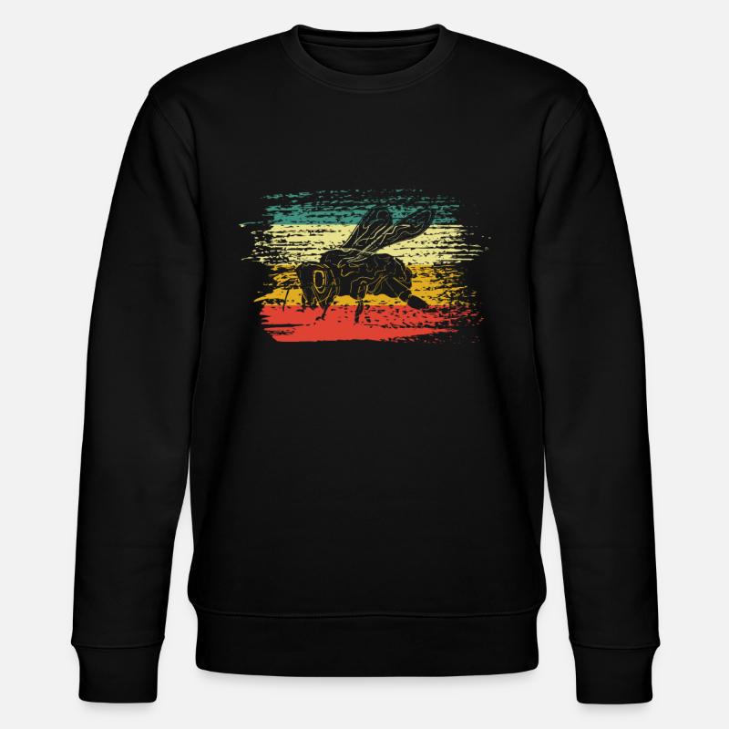 Beekeeper Bee - Stanley/Stella CHANGER Unisex Organic Sweatshirt - black