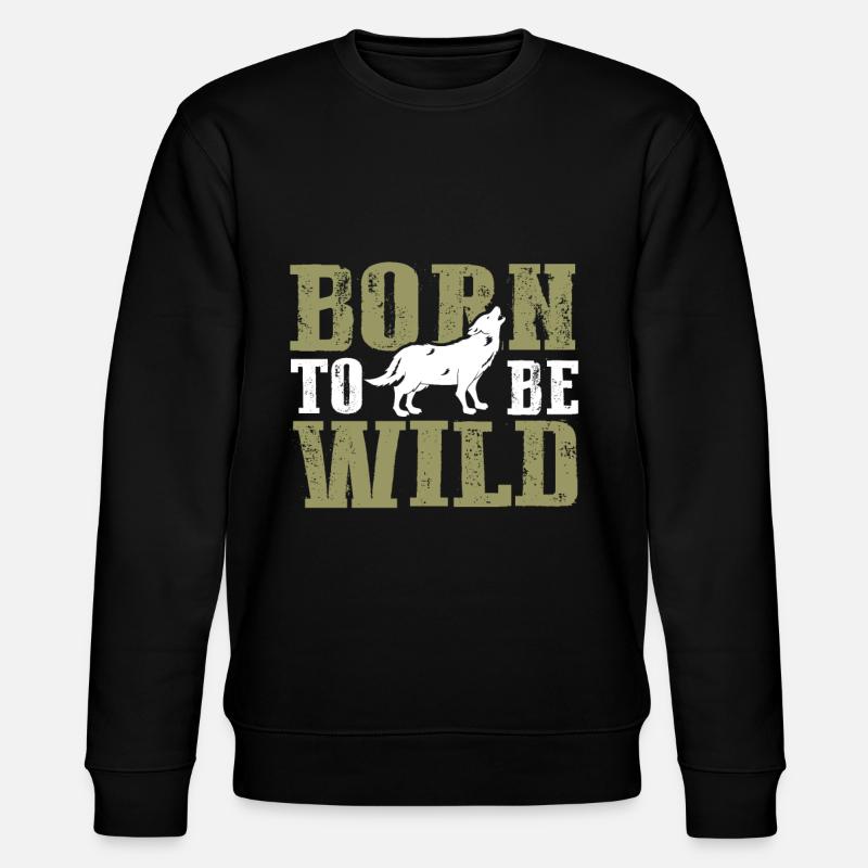 Wolf - Sweat bio CHANGER Stanley/Stella Unisexe - noir