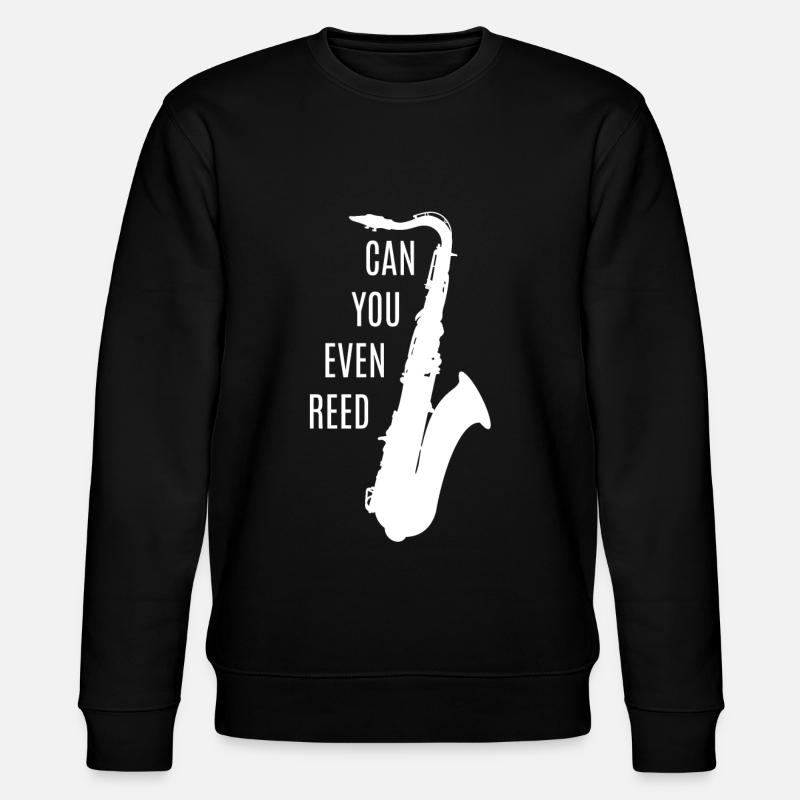 saxophone - Sweat bio CHANGER Stanley/Stella Unisexe - noir