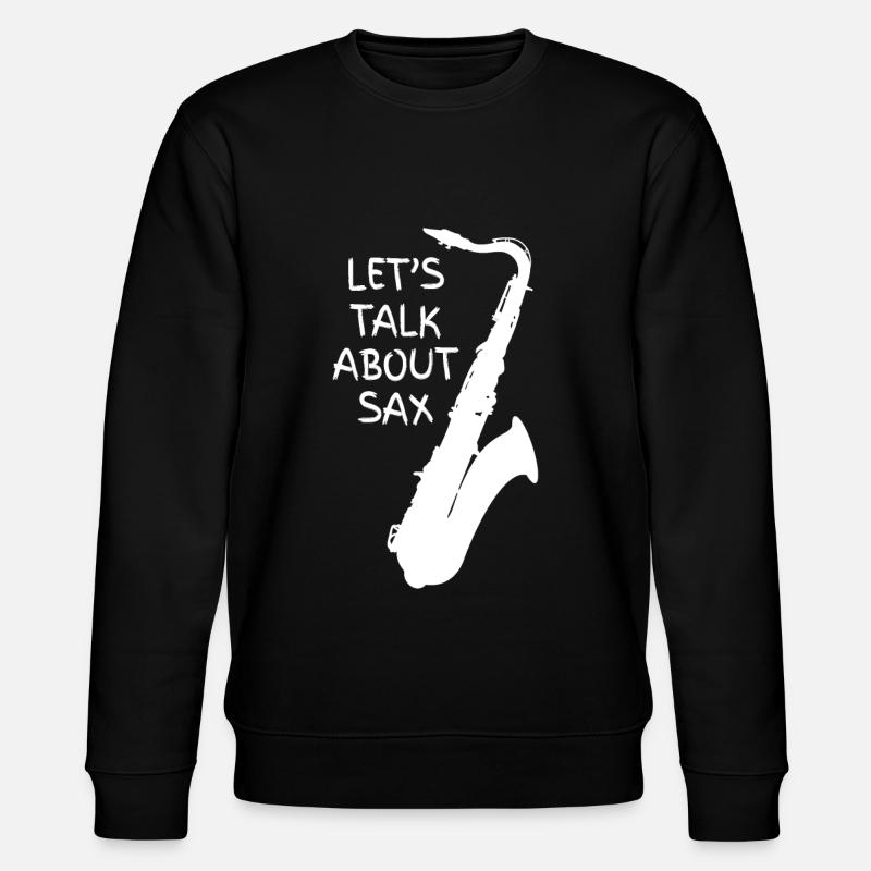 Saxophone - Stanley/Stella Unisex Bio-Sweatshirt CHANGER  - Schwarz