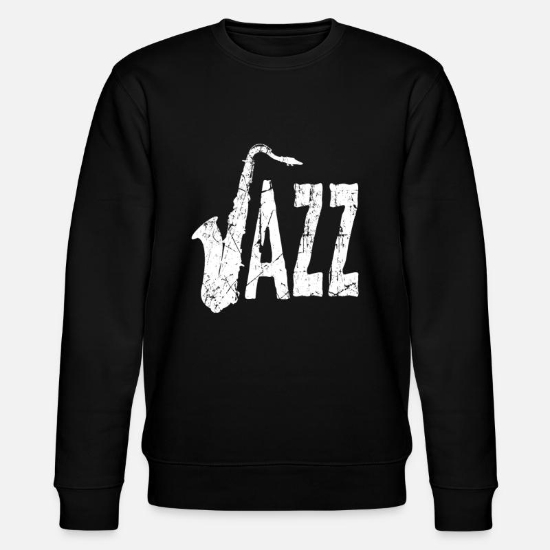 saxophone - Sweat bio CHANGER Stanley/Stella Unisexe - noir