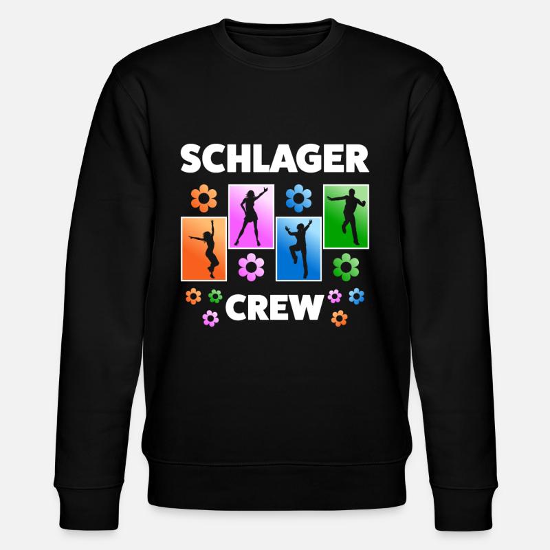 Schlager Gruppen - Stanley/Stella Unisex Bio-Sweatshirt CHANGER  - Schwarz