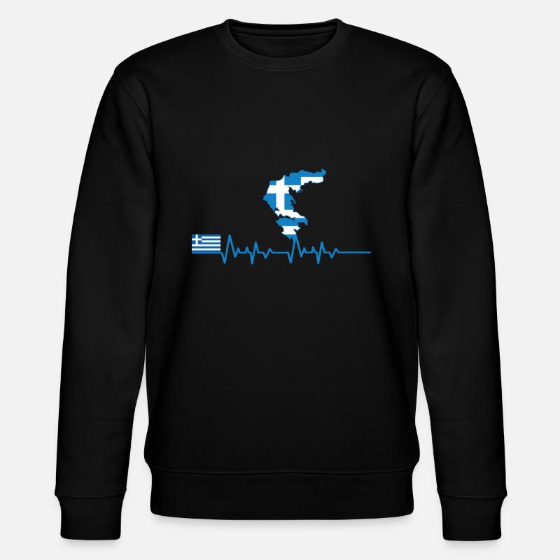 Grèce - Sweat bio CHANGER Stanley/Stella Unisexe - noir