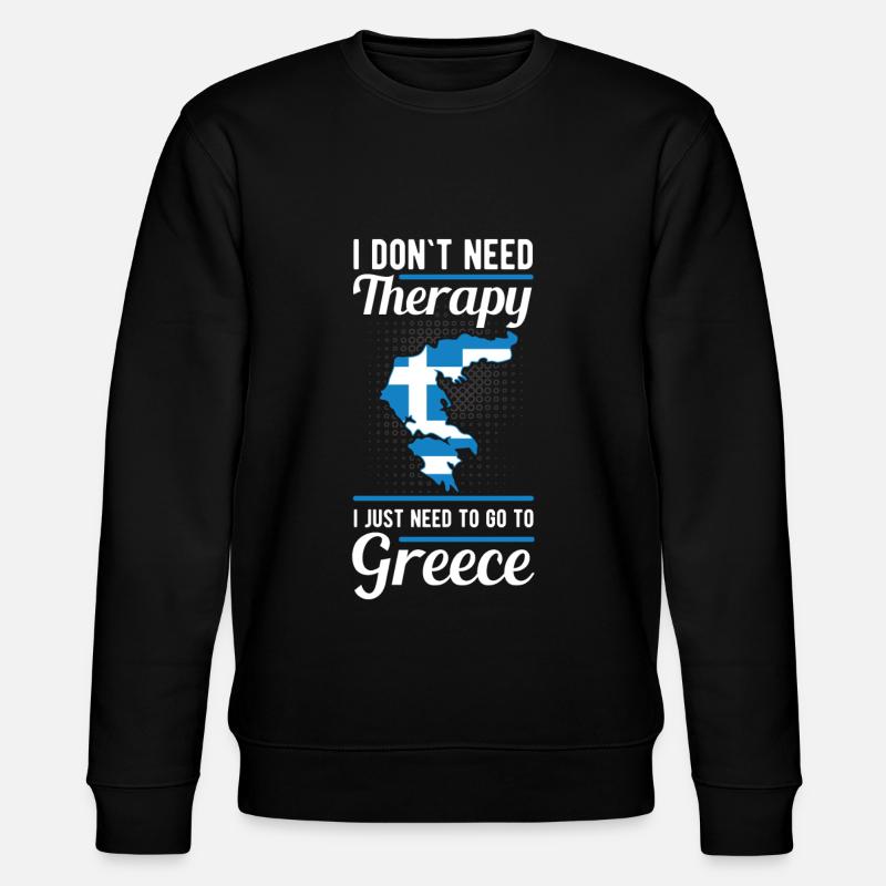Greece - Stanley/Stella CHANGER Unisex Organic Sweatshirt - black