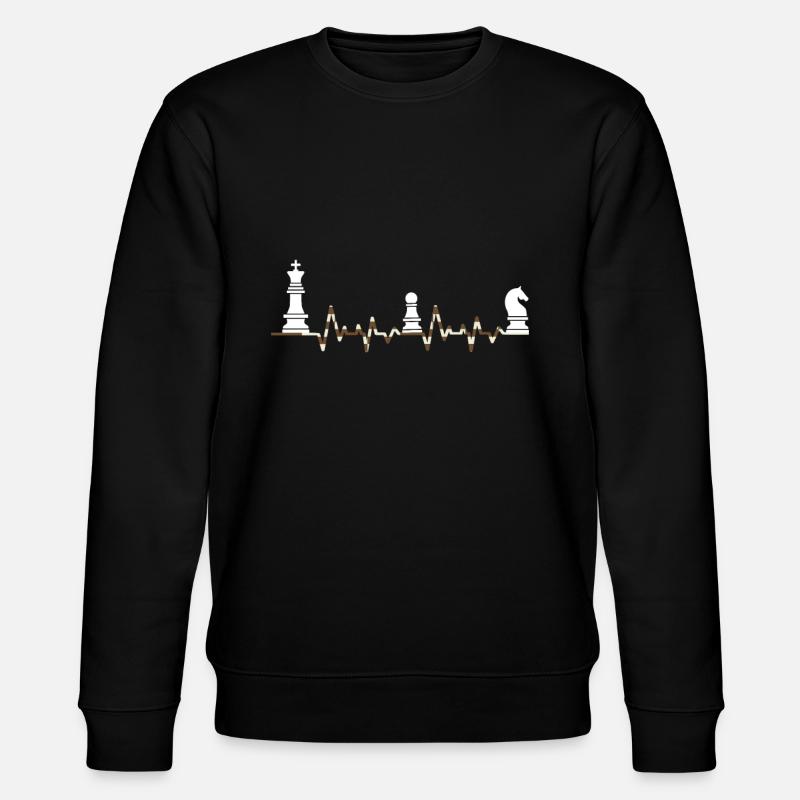 Schach - Stanley/Stella Unisex Bio-Sweatshirt CHANGER  - Schwarz