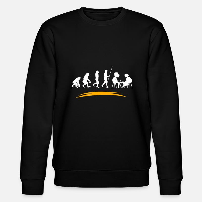 chess - Stanley/Stella CHANGER Unisex Organic Sweatshirt - black