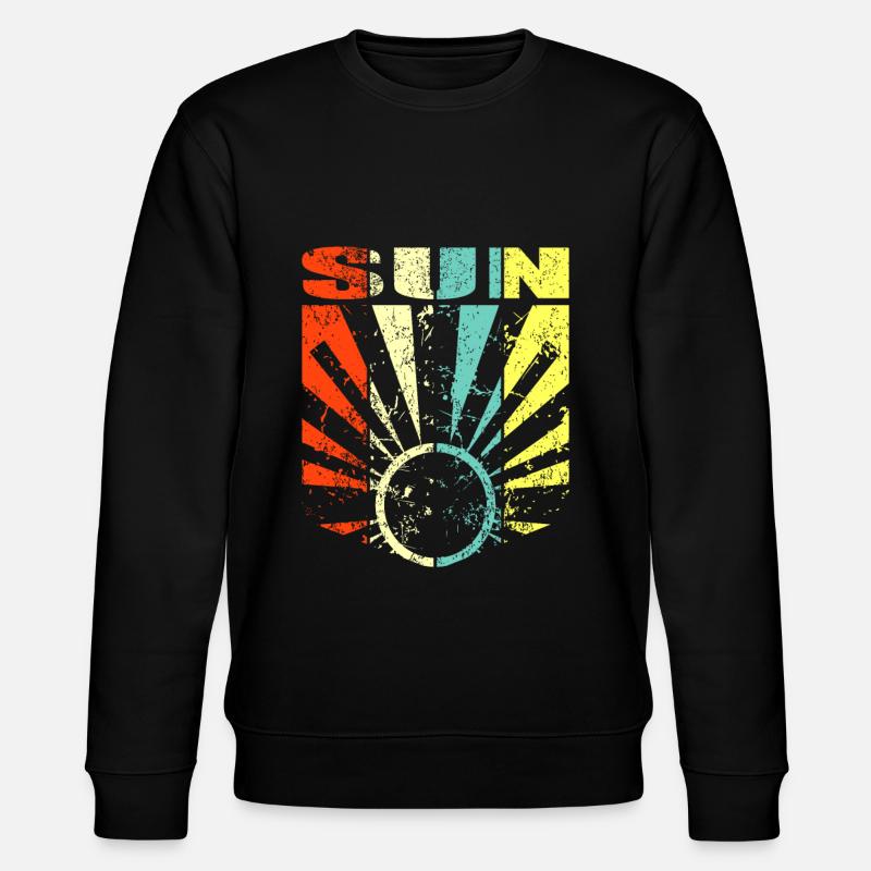 Sun Spring Gift Summer - Stanley/Stella CHANGER Unisex Organic Sweatshirt - black