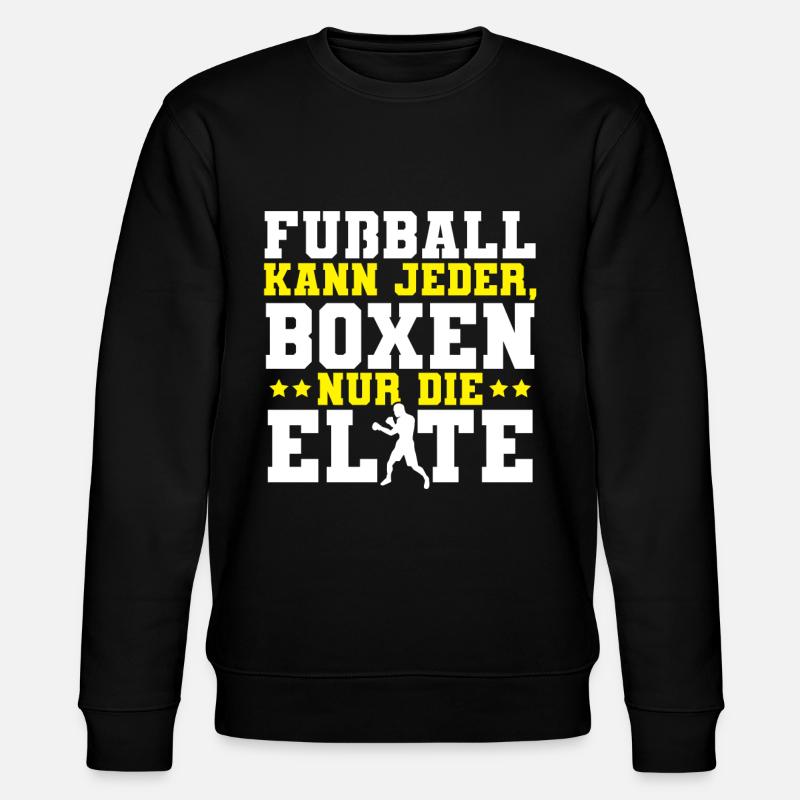 Boxe - Sweat bio CHANGER Stanley/Stella Unisexe - noir