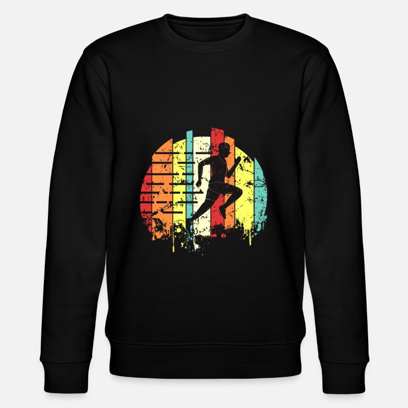 To run - Stanley/Stella CHANGER Unisex Organic Sweatshirt - black