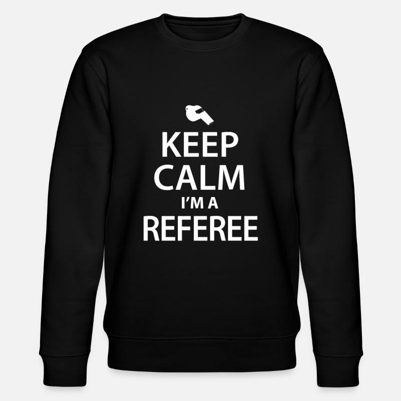 referee - Stanley/Stella CHANGER Unisex Organic Sweatshirt - black