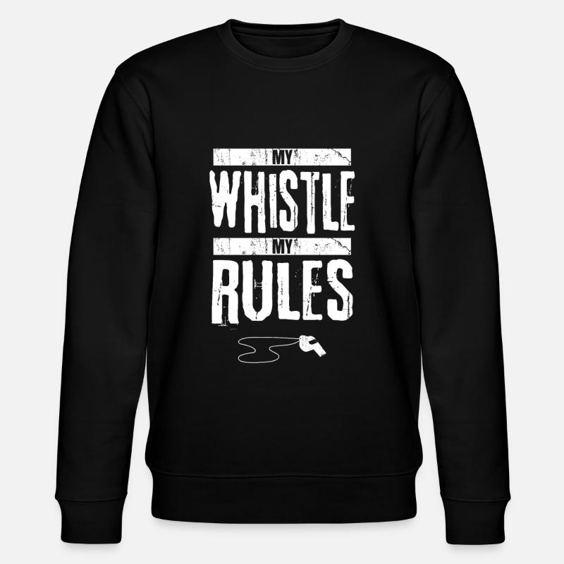 referee - Stanley/Stella CHANGER Unisex Organic Sweatshirt - black