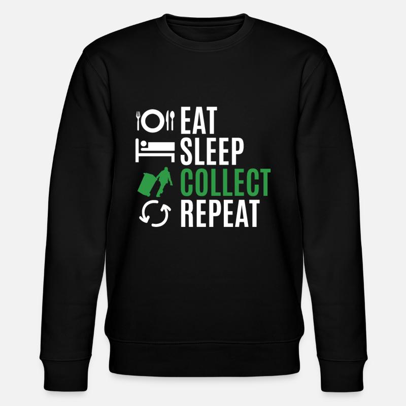 refuse collector - Stanley/Stella CHANGER Unisex Organic Sweatshirt - black