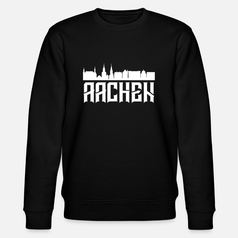 Aachen - Stanley/Stella Unisex Bio-Sweatshirt CHANGER  - Schwarz