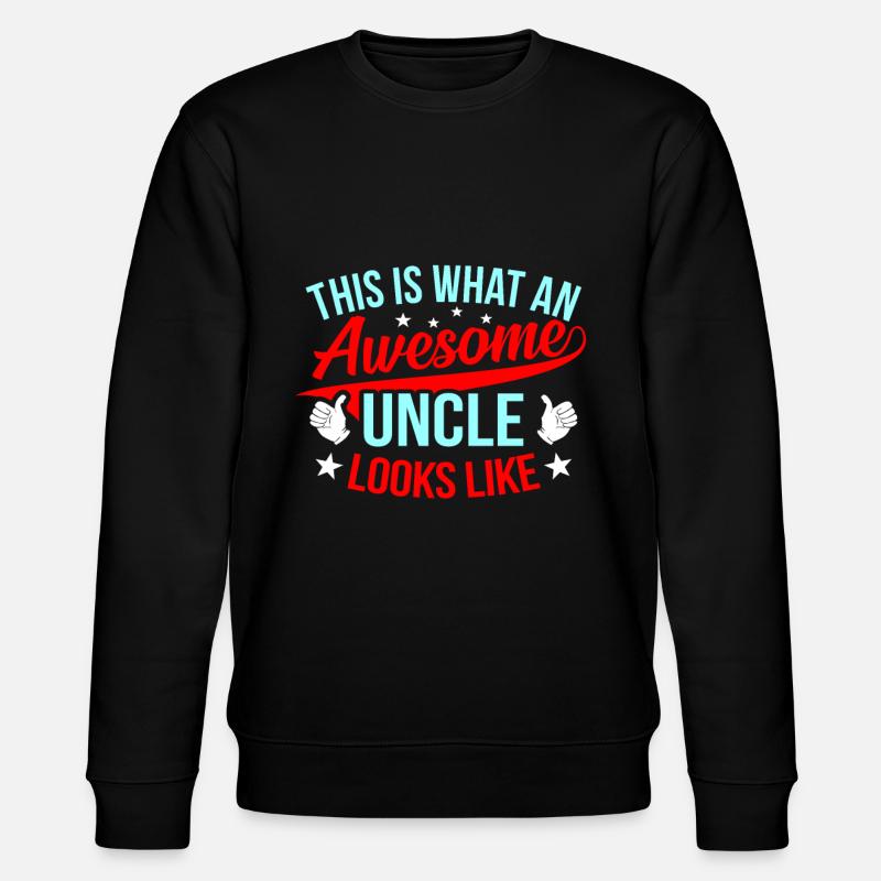 oncle - Sweat bio CHANGER Stanley/Stella Unisexe - noir
