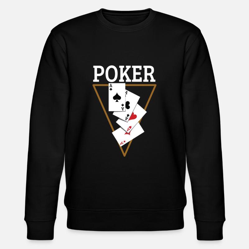 Poker - Sweat bio CHANGER Stanley/Stella Unisexe - noir