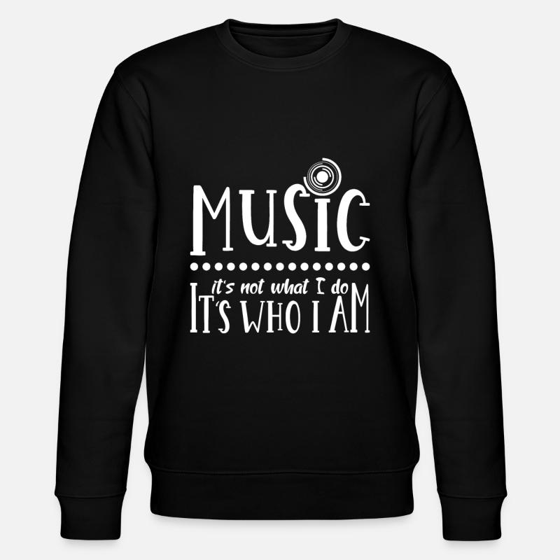 Musik Musiker - Stanley/Stella Unisex Bio-Sweatshirt CHANGER  - Schwarz