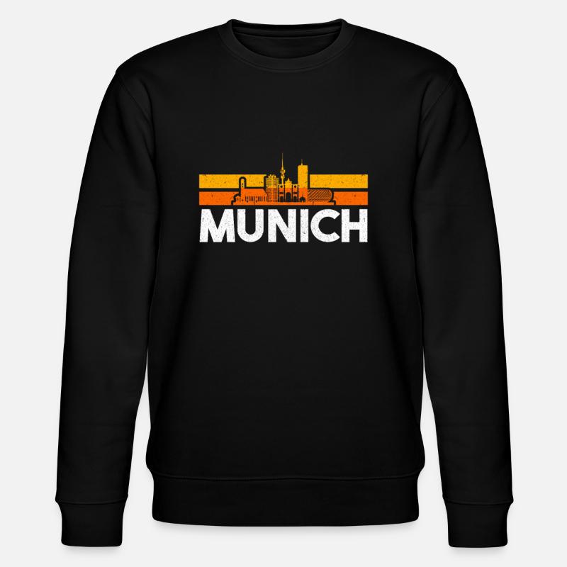 München - Stanley/Stella Unisex Bio-Sweatshirt CHANGER  - Schwarz