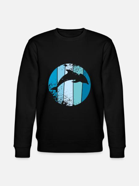 dolphin - Stanley/Stella CHANGER Unisex Organic Sweatshirt - black