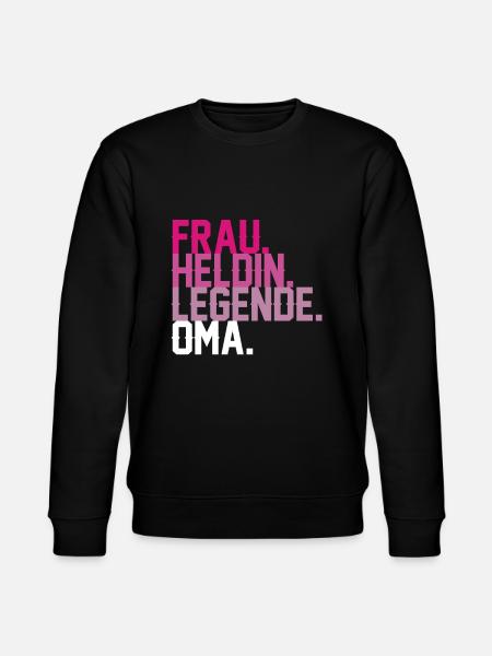 Oma - Stanley/Stella Unisex Bio-Sweatshirt CHANGER  - Schwarz