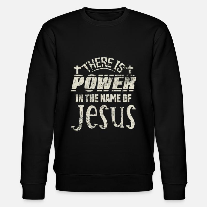 Jésus - Sweat bio CHANGER Stanley/Stella Unisexe - noir
