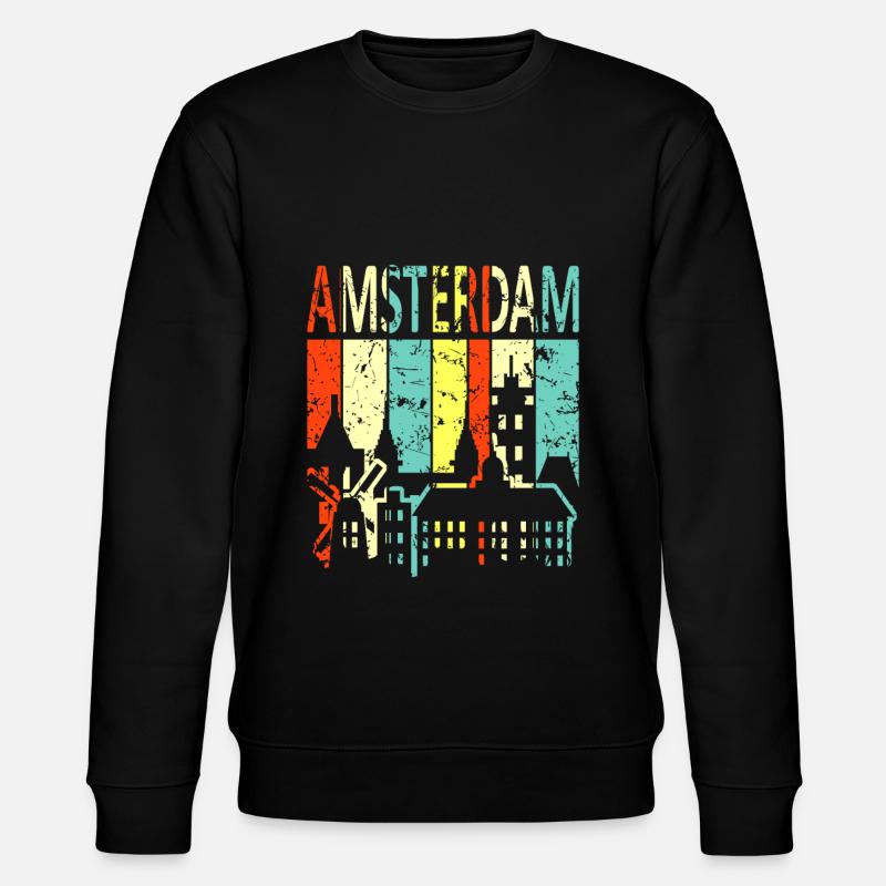 Amsterdam - Stanley/Stella Unisex Bio-Sweatshirt CHANGER  - Schwarz