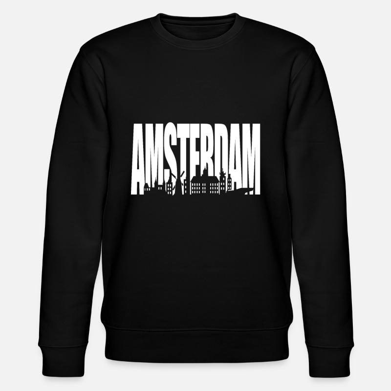 Amsterdam - Stanley/Stella Unisex Bio-Sweatshirt CHANGER - Schwarz