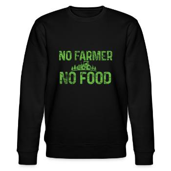 agriculteur - Sweat bio CHANGER Stanley/Stella Unisexe - noir - Devant - Nik (191cm) & Marisol (170cm)