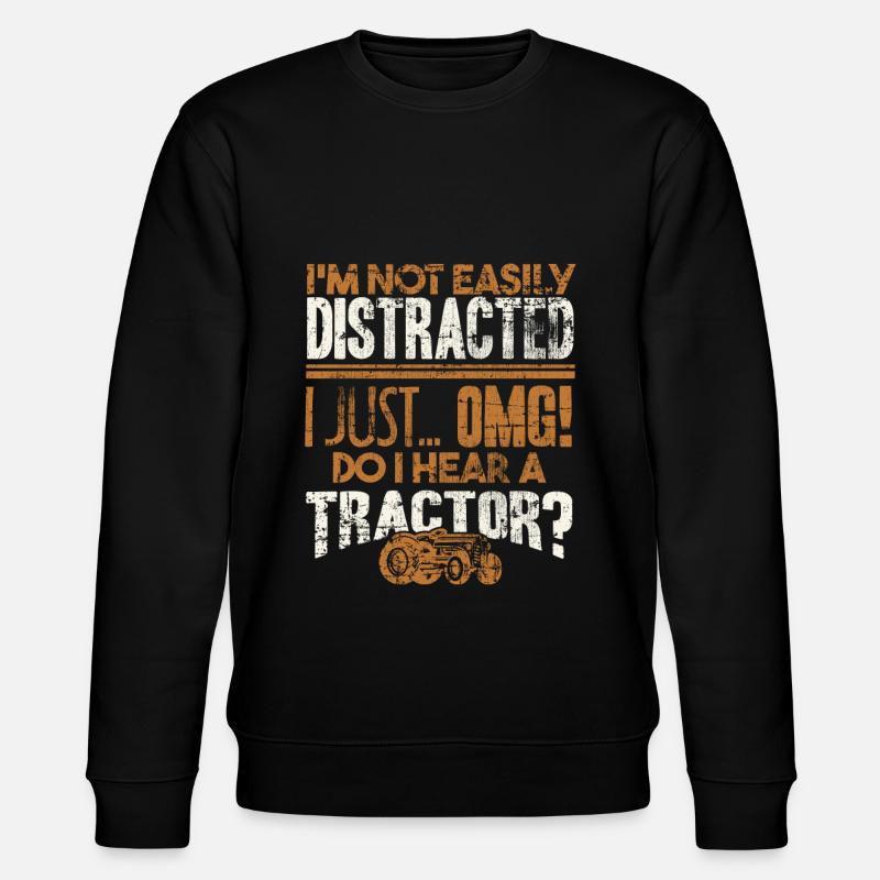 Traktor - Stanley/Stella Unisex Bio-Sweatshirt CHANGER  - Schwarz