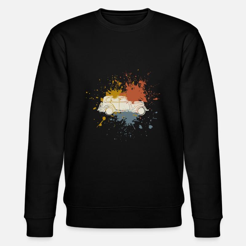 Auto retro - Stanley/Stella Unisex Bio-Sweatshirt CHANGER  - Schwarz