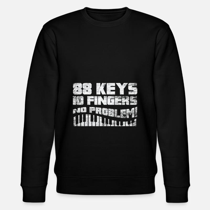 Piano - Sweat bio CHANGER Stanley/Stella Unisexe - noir