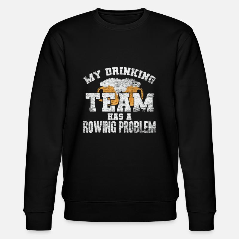 Rowing beer - Stanley/Stella CHANGER Unisex Organic Sweatshirt - black