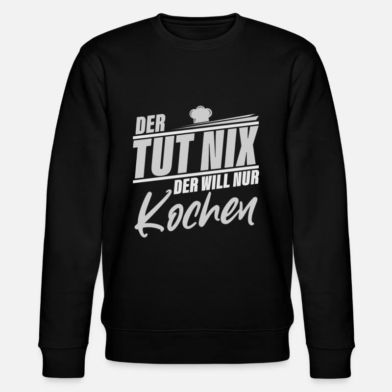 Kochen - Stanley/Stella Unisex Bio-Sweatshirt CHANGER - Schwarz