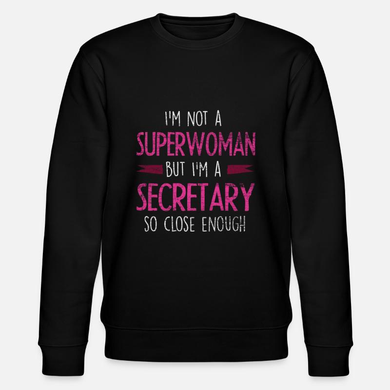Sekretärin - Stanley/Stella Unisex Bio-Sweatshirt CHANGER  - Schwarz