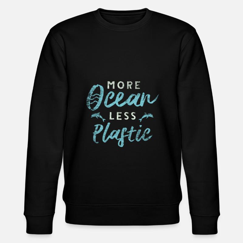 Pollution plastique - Sweat bio CHANGER Stanley/Stella Unisexe - noir