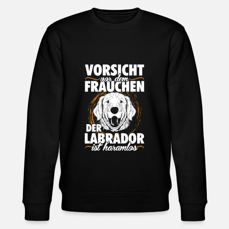 Labrador - Stanley/Stella Unisex Bio-Sweatshirt CHANGER  - Schwarz