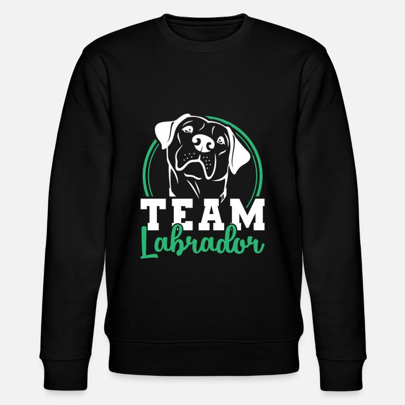 Labrador - Stanley/Stella Unisex Bio-Sweatshirt CHANGER  - Schwarz