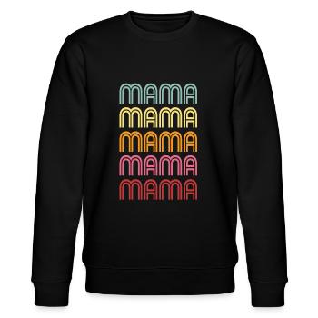 maman - Sweat bio CHANGER Stanley/Stella Unisexe - noir - Devant - Nik (191cm) & Marisol (170cm)