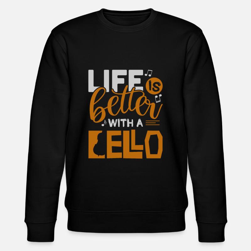 Violoncelle - Sweat bio CHANGER Stanley/Stella Unisexe - noir