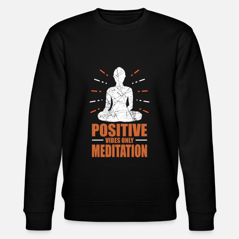 Buddhismus - Stanley/Stella Unisex Bio-Sweatshirt CHANGER  - Schwarz