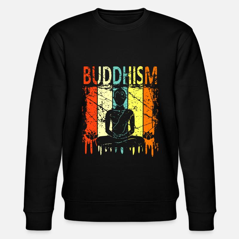 Buddhismus - Stanley/Stella Unisex Bio-Sweatshirt CHANGER  - Schwarz