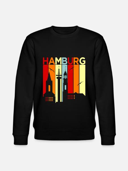 Hamburg - Stanley/Stella CHANGER Unisex Organic Sweatshirt - black